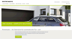 Desktop Screenshot of entrematic.de