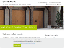 Tablet Screenshot of entrematic.us