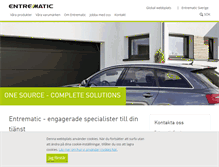 Tablet Screenshot of entrematic.se